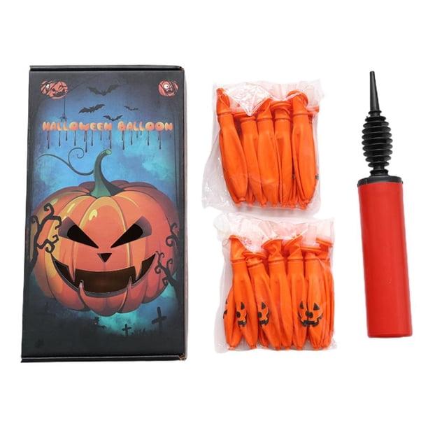 Calabaza Globo Inflable Luminoso Decoración De Halloween Linterna De Calabaza Inflable Para Terrazas Jardines Césped Methold HA043191-01