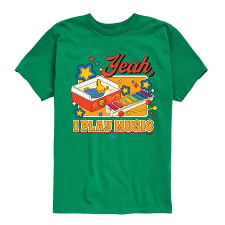 Fisher-Price - Yeah I Play Music Short Sleeve Graphic T-Shirt