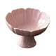 thumbnail image 4 of Frutero de cerámica con base decorativa para encimera de cocina, bandeja de frutas con forma de loto. Rosa, 4 of 9