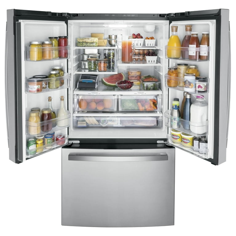 GE Appliances 27 Cu. Ft. French Door Fridge Freezer GNE27JYMFS