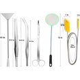 thumbnail image 2 of Kit de herramientas de jardinería acuática para acuarios Lxiyu 7 en 1 de acero inoxidable, 2 of 7