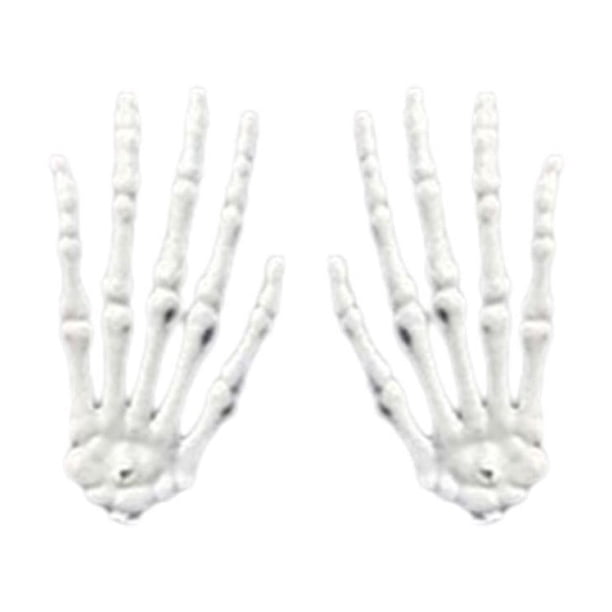 TQEHS Halloween Requisiten beängstigend gefälschte Skelett menschliche Hand Fast A5D8