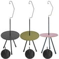 thumbnail image 2 of Aluminum Alloy Folding Camping Table, Small Outdoor Round Table, Portable Oph Table For Coffee And Tea, 2 of 5