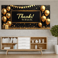 thumbnail image 7 of Gold Balloons Thank You Banner Decorative Design Appreciation Banner for Office Party Employee Celebration Indoor Decoration, 7 of 7