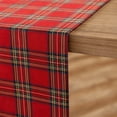 thumbnail image 5 of GOFLIC Red Green Tartan Plaid Christmas Table Runner, Farmhouse Checkered Holiday Tablecloth for Dining Table, Coffee Table, Restaurant Xmas & Thanksgiving Party Decor, 5 of 8