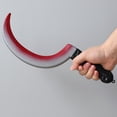 thumbnail image 4 of Cuchillo falso de plástico para Halloween, accesorios sangrientos falsos, Cuchillo de sierra falso de terror, juguete divertido para recuerdo de niños, Arma de Cosplay, suministros para fiestas, 4 of 4