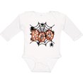 thumbnail image 3 of Inktastic Halloween Boo with Spiders in Web Boys or Girls Long Sleeve Baby Bodysuit, 3 of 5