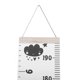 thumbnail image 2 of Tabla de crecimiento de los niños Marco de madera Tela Lienzo Colgante Altura Regla de medición para la decoración de la habitación del niño(C) Unbranded BB05024-03, 2 of 6