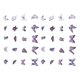 thumbnail image 2 of Butterfly Scrapbook Stickers Decorative PET Scrapbooking Stickers for Notes Journaling 40pcs, 2 of 4