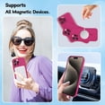 thumbnail image 2 of Case for iPhone 15 Pro Max Phone Case for Women, [Compatible with MagSafe] Matte Soft Metallic Design with Lens Protectors & 2 Screen Protectors for iPhone 15 Pro Max 6.7"-Hot Pink, 2 of 13