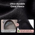 thumbnail image 6 of Home Top Women's Soft Coral Fleece Ballet Slippers with Flexible Sole Classic Noir,9-10 US, 6 of 8