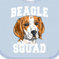 thumbnail image 4 of Inktastic Dog Beagle Squad Boys or Girls Baby Bib, 4 of 4