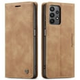 thumbnail image 2 of CaseMe Leather for Samsung Galaxy A23 5G Case, Flip Wallet Leather Case with Card Holder Magnetic Closure Shockproof Kickstand Protective Phone Cases Cover for Samsung Galaxy A23 5G 6.6-inch,Brown, 2 of 12