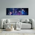 thumbnail image 4 of Epic Art 'Sublime Galaxy' by Epic Portfolio, Acrylic Glass Wall Art, 3 Piece Set, 72" x 24", 4 of 8