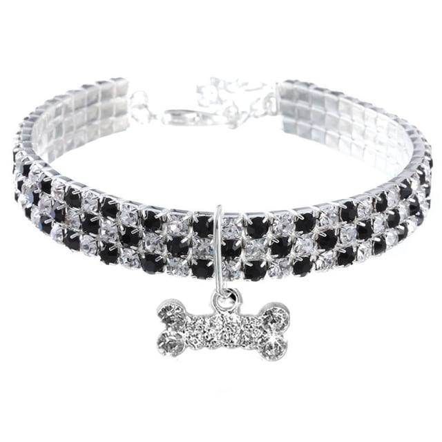 Nvzi Collar decorativo para mascotas, accesorio decorativo para gatos y perros, rango ajustable para cachorros, perros, gatos, accesorios de aseo para mascotas, L, A08