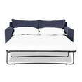 thumbnail image 4 of The Great American Store's 1800 Series Double Brushed- Sleeper Sofa Sheets King Size (72 x 80 + 18 Inch Deep) - Solid Blue - Super Soft, Wrinkle & Fade Resitant Sofa Bed Sheets, 4 of 5