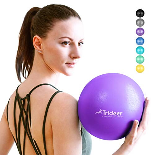 Trideer Pilates Ball, Barre Ball, Mini Exercise Ball, 9 Inch Small