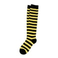 thumbnail image 4 of TIEVOSA Chaussettes Mi-Mollet à Rayures pour Femmes Chaussettes de Noël pour Femmes et Chaussettes Jusqu'aux Genoux Chaussettes à Rayures Chaussettes Chaussettes de Performance (Jaune), 4 of 4
