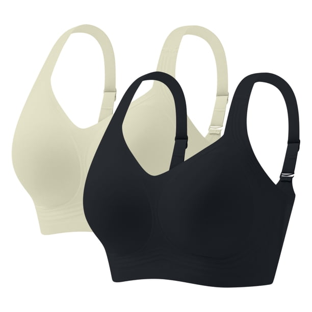 Sujetáneos para las Mujeres sin Alambre Interior sin Acolchado Empujar Suave Mantequilla Yoga Bralette, Tshirt Sujetáneos para las Mujeres sin Alambre Interior Sujetáneo Deportivo Diario