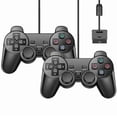 thumbnail image 5 of Sony - Playstation 2 PS2 Console Slim Game System with 2 Retrofam Controllers and Mortal Kombat Armageddon (Refurbished), 5 of 5