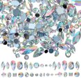 thumbnail image 1 of MasteelfCA 300 Pcs Flatback Strass Manucure Strass Embellissements Gemmes, 1 of 8