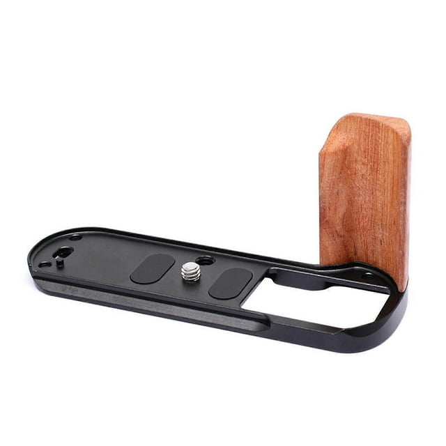 Stylish Pearwood Hand Grip L Shaped Compatible with X T50 Cameras for Comfortable Photography