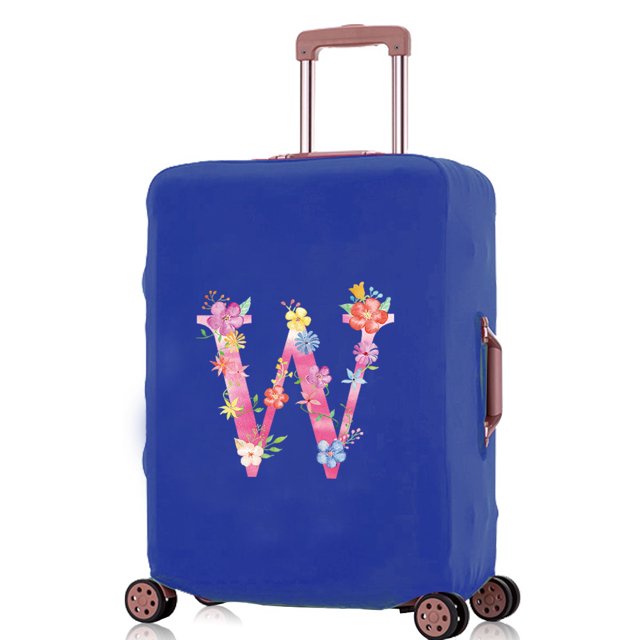 Luggage Covers Travel Accessories Suitcase Cover Protector Reusable Washable 18-32inch Pink Letter Printed Pattern Series 8pink W L