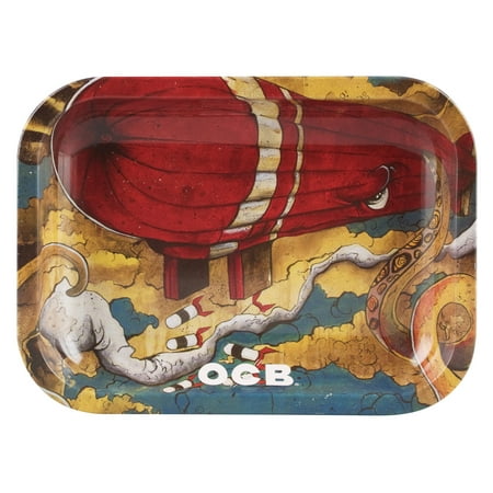 Ocb Rolling Papers - OCB Metal Rolling Tray - Sean Max / Small (7.5