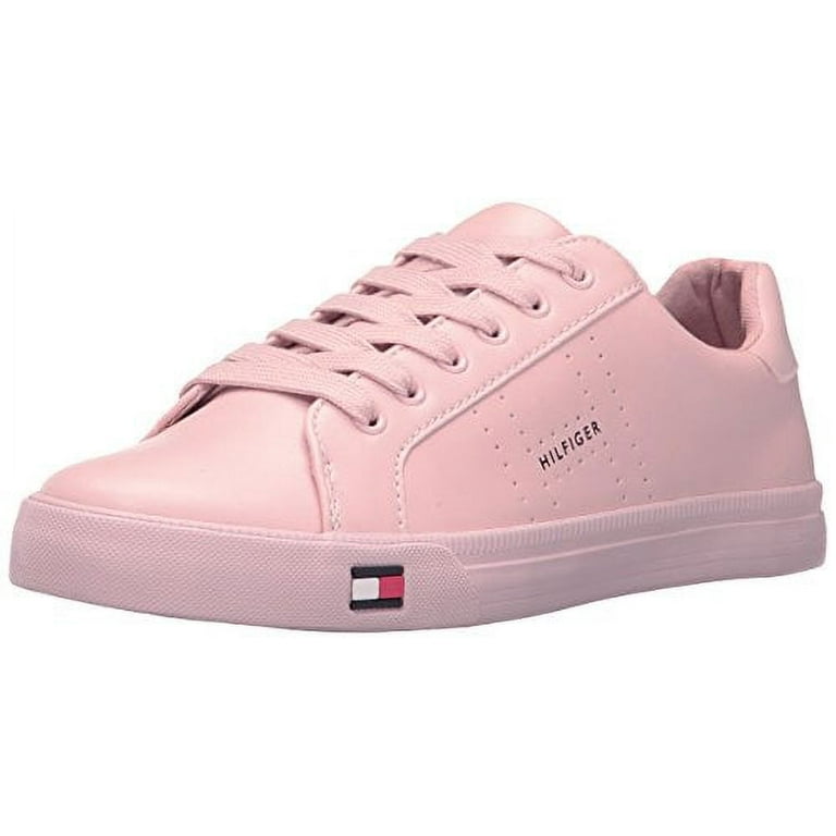 SUPER SALES - Tenis Tommy Hilfiger color rosado para Mujer