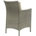 thumbnail image 3 of Modway Conduit Outdoor Patio Wicker Rattan Dining Armchair, Multiple Colors, 3 of 3
