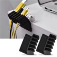 thumbnail image 4 of Ccdes Universal Office Wire Cable Clips Desktop Cord Divider Cable Organizer with 5 Slots, Cord Holder,Cable Clip, 4 of 7