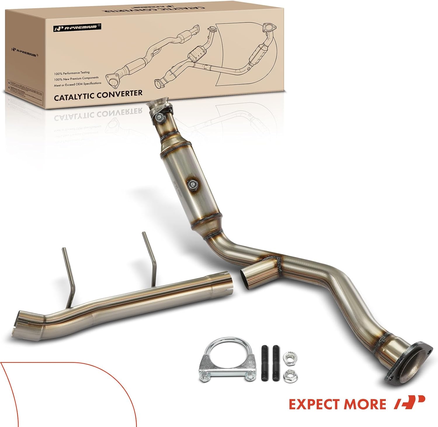 QUALITY EXHAUST EPA Approved Catalytic Converter For Ford Mustang 5.0 2011-2014