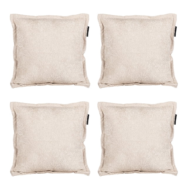 Cojín Decorativo Kappa Cuadrado Set de 4 Beige York