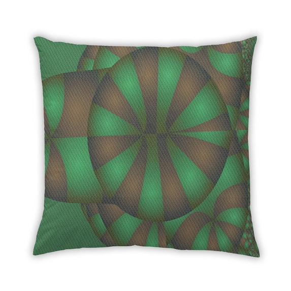 Ahgly Company Outdoor Square Contemporary Throw Pillow, 18 inch by 18 inch