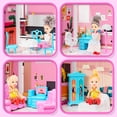 thumbnail image 6 of 5-Story Dream Doll house for Girls with 19 Rooms, Lights, Dolls, and Furniture - Large DIY Playhouse for Grils Ages 3-16 - Perfect Imaginative STEM Gift for Birthdays & Holidays & Christmas, 6 of 8