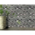 thumbnail image 2 of Volcanic Luxe Interlocking 11.73 in. x 11.61 in. x 8mm Glass Metal Mesh-Mounted Mosaic Tile (9.5 sq. ft. / case), 2 of 5