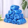 thumbnail image 4 of Fnochy 100Pcs Disposable Plastic Shoe Covers Non-Slip Waterproof Overshoes for Hospital Factory Cleaning Rainy Day, 4 of 8