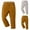 Brown, variant on Toddler Baby Boy Chino Cargo Pants Pull On Cotton Trousers with Pockets Solid Color Casual Wear 6 Months-7 Years