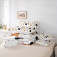 thumbnail image 5 of jejeloiu Pet Dogs Lover Bedding Comforter Set 7pcs,Golden Retriever Queen Bedding Sets,White Brown Queen Sheet Sets For Girls Boys,Breathable Bedroom Decor Reversible, 5 of 8