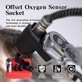 thumbnail image 4 of Deally 5 Piece Forged O2 Sensor Socket Set with Thread Chaser for Automotive Oxygen Sensor Removal and Installation, 4 of 7