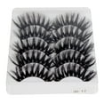 thumbnail image 4 of Fridja Eyelashes 3D 3D Eyelashes Thick Eyelashes 5 Pairs Pack High-grade Fiber, 4 of 7