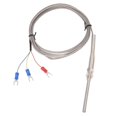 thumbnail image 1 of 0-400C PT100 Type 5mm x 50mm Temperature Controller Thermocouple Probe 2 Meters, 1 of 4