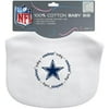 NFL Officially Licensed 100% Cotton Embroidered Baby Bib