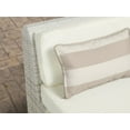 thumbnail image 5 of Covermates Throw Pillow - Weather Resistant, Full Side Zipper, LuxeGuard Collection, Sand Stripe, 5 of 6