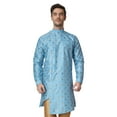 thumbnail image 7 of Royal Kurta Men's Jacquard Silk Printed Indowestern Sherwani, 7 of 7