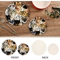 thumbnail image 4 of SKYSONIC Watercolor Cats Cute Pot Holders Trivets, 2 Pcs Heat Resistant Trivets,Kitten Lovely Cotton Thread Weave Mats for Hot Pads Pans Pot Bowl Teapot for Kitchen Decor, 4 of 7