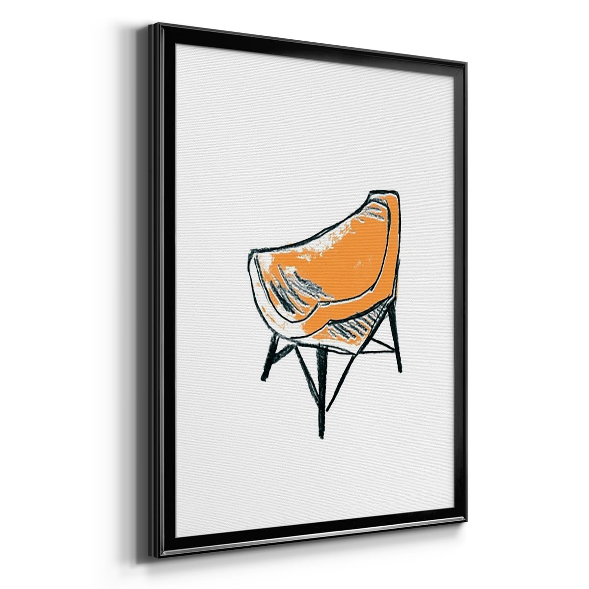 Take a Seat XII Premium Framed Print, in Gold, Black, or Silver - Ready to Hang