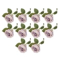 thumbnail image 1 of Advancent 10 flores artificiales para decoración de bodas, fáciles de limpiar, ecológicas, a precio asequible, flores artificiales para Decoración Núcleo morado, 1 of 6