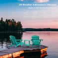 thumbnail image 7 of Folding Adirondack Ottoman set of 2, HDPE Outdoor Adirondack Chair Footrest for Outside Indoor,19.7in W,Green(Set of 2), 7 of 7
