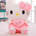 thumbnail image 5 of Pink Hello Kitty Plush Toys Kawaii Soft Stuffed Doll Cute Plushie Toys Birthday Gifts For Kids Girls, 5 of 5
